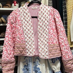 SundayUp Pink paisley reversible jacket